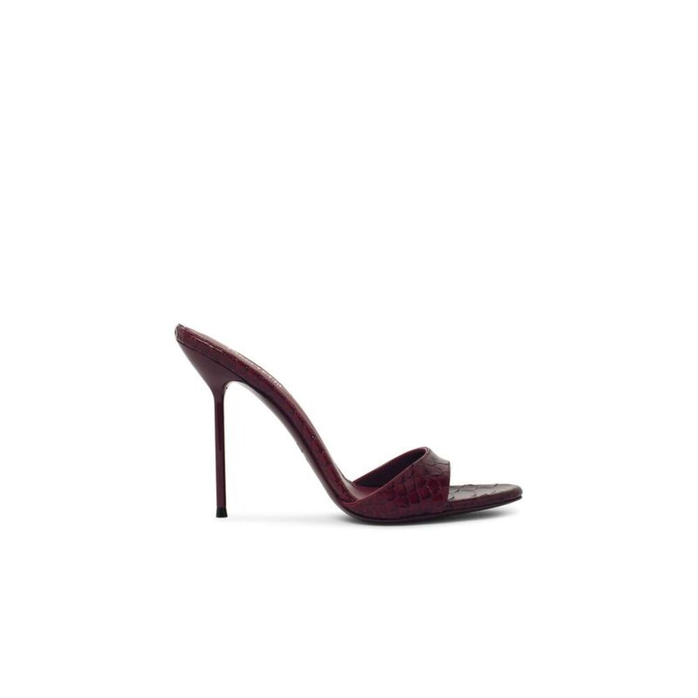 Paris Texas 'Lidia 105' Deep Red Leather Mules Women